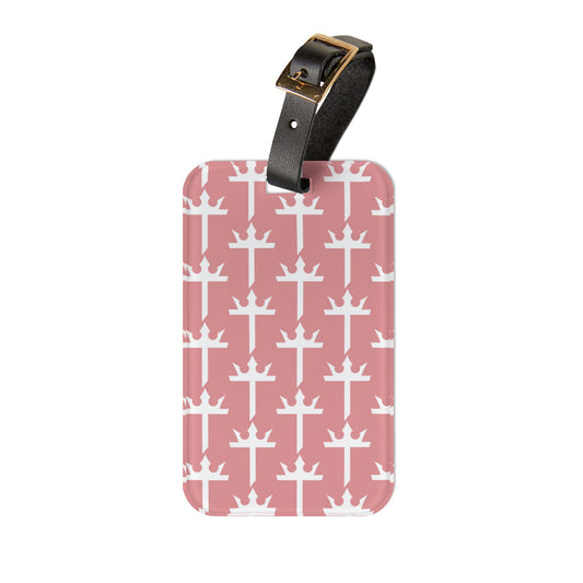 TGN Crown on the Cross Acrylic Luggage Tag