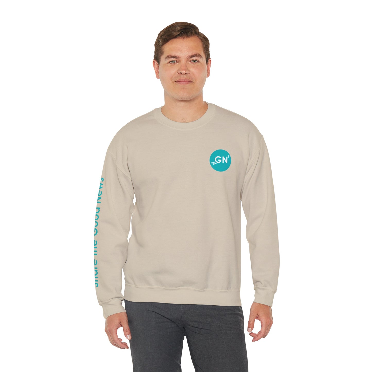 The Good News Signature Heavy Blend™ Crewneck Unisex Sweatshirt