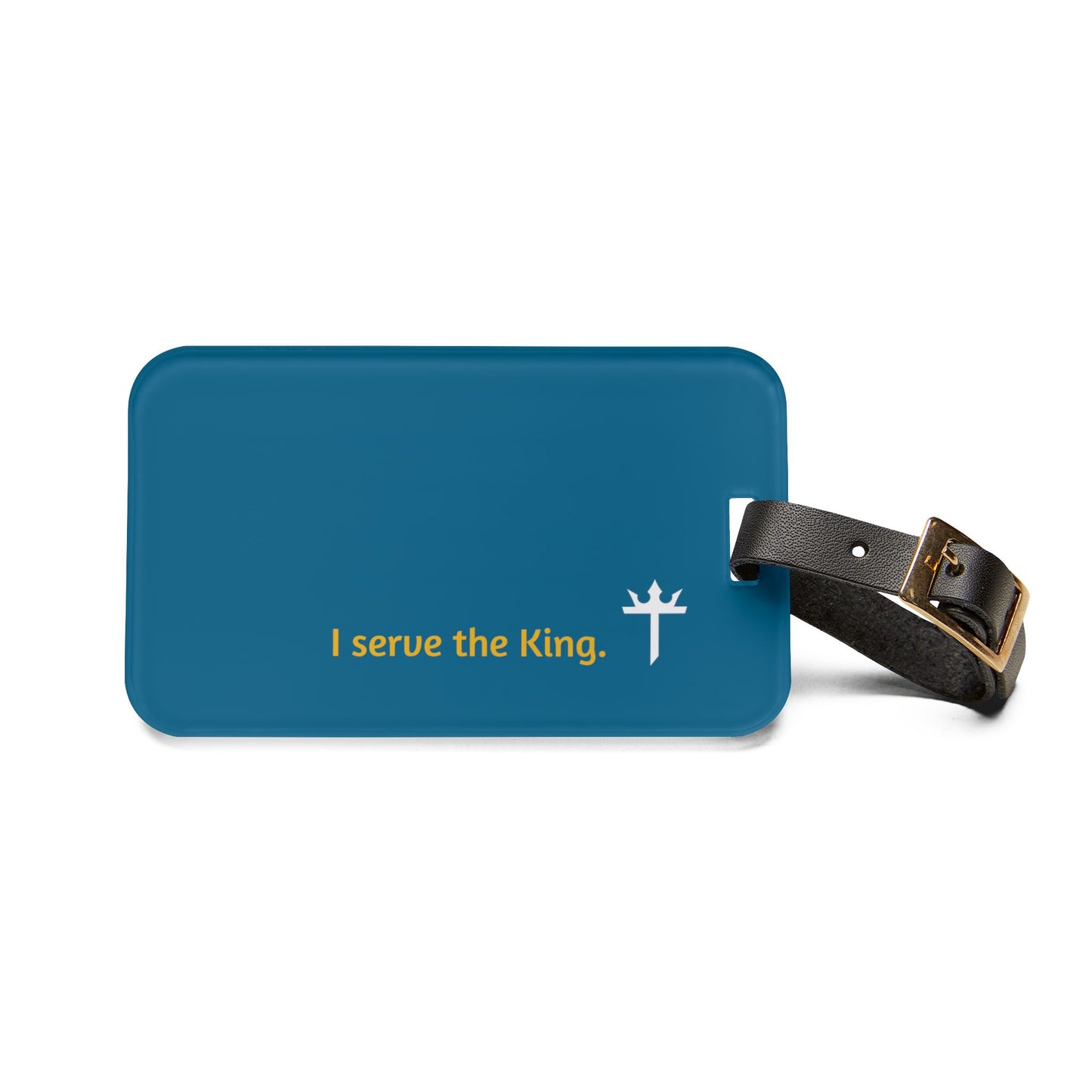 TGN "I serve the King" Acrylic Luggage Tag