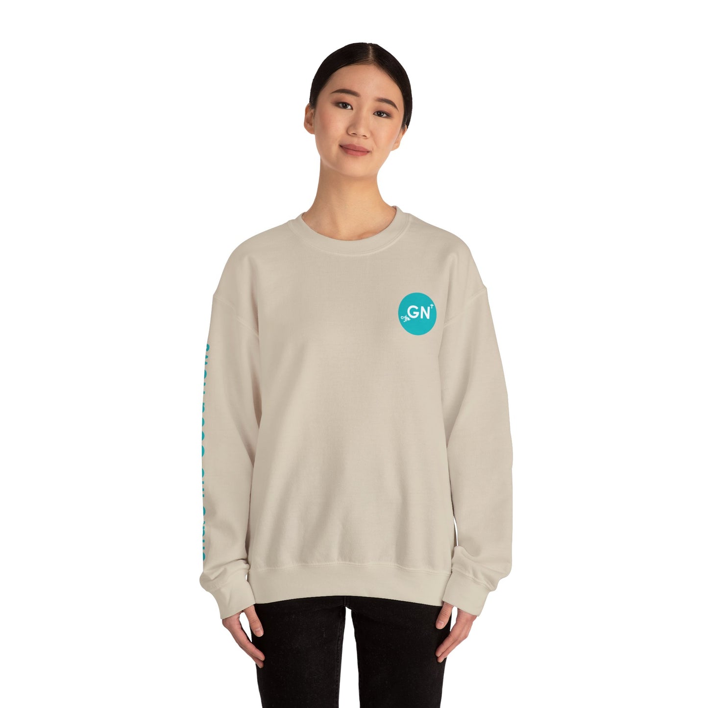 The Good News Signature Heavy Blend™ Crewneck Unisex Sweatshirt