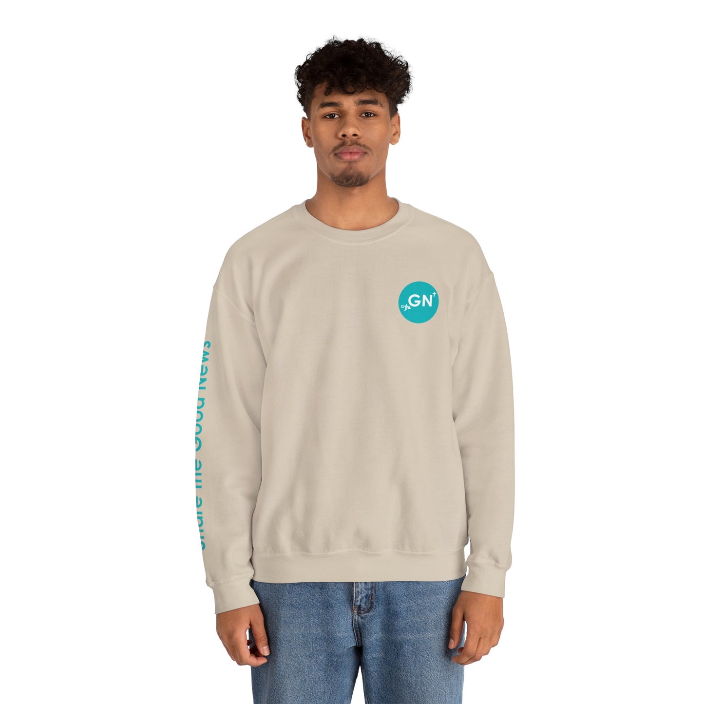 The Good News Signature Heavy Blend™ Crewneck Unisex Sweatshirt