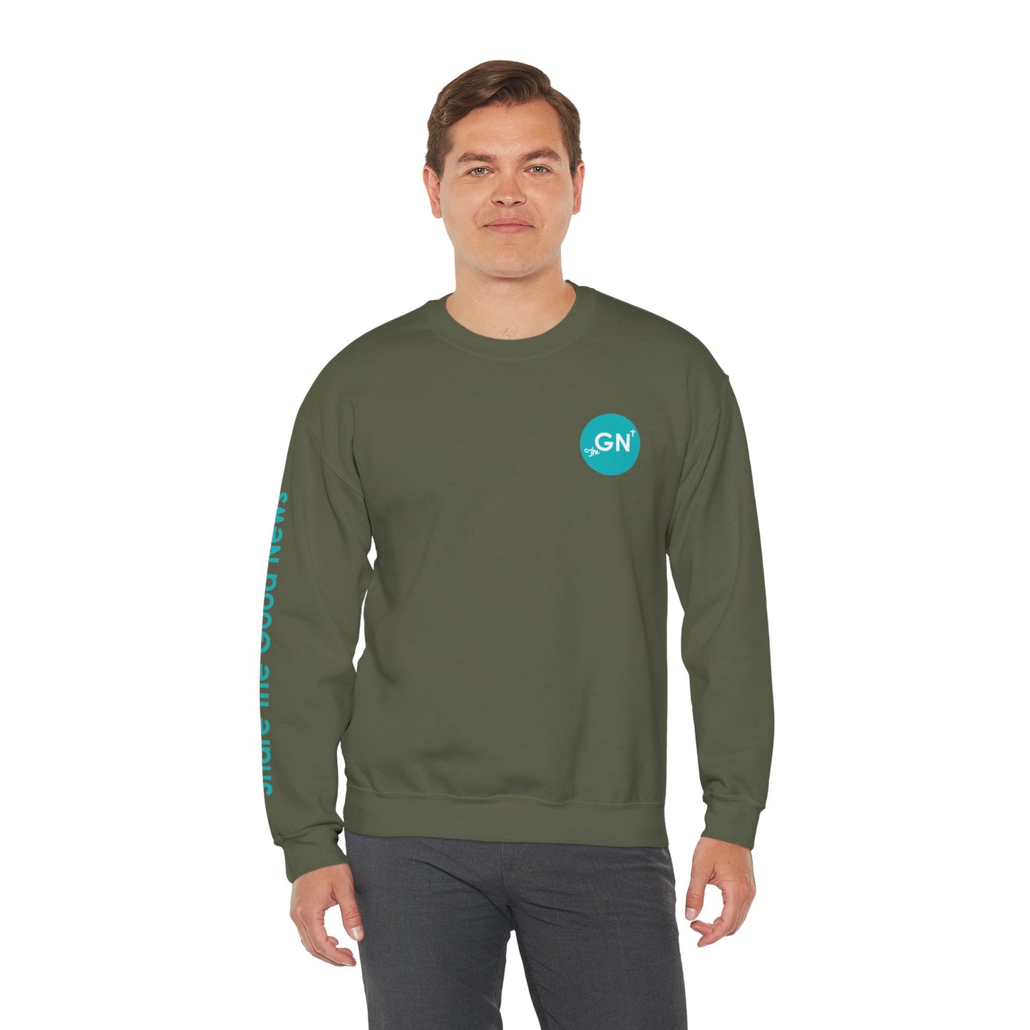 The Good News Signature Heavy Blend™ Crewneck Unisex Sweatshirt